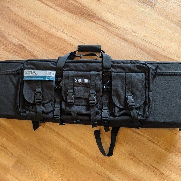 Savior Vintage 42 Double Rifle Pistol Gun Case Bag