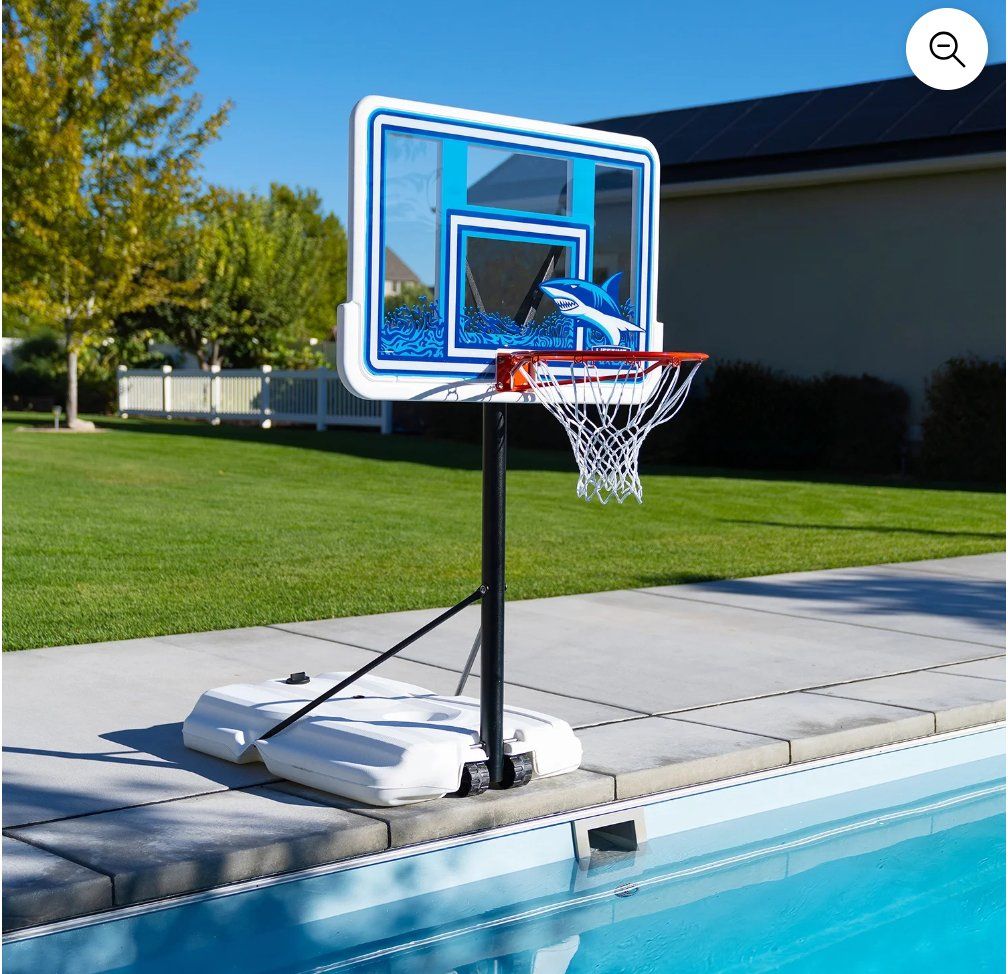 New Lifetime 44in Poolside Basketball Hoop