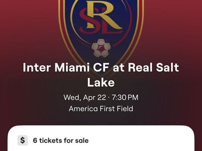 RSL Vs Miami, 6 Tickets Available
