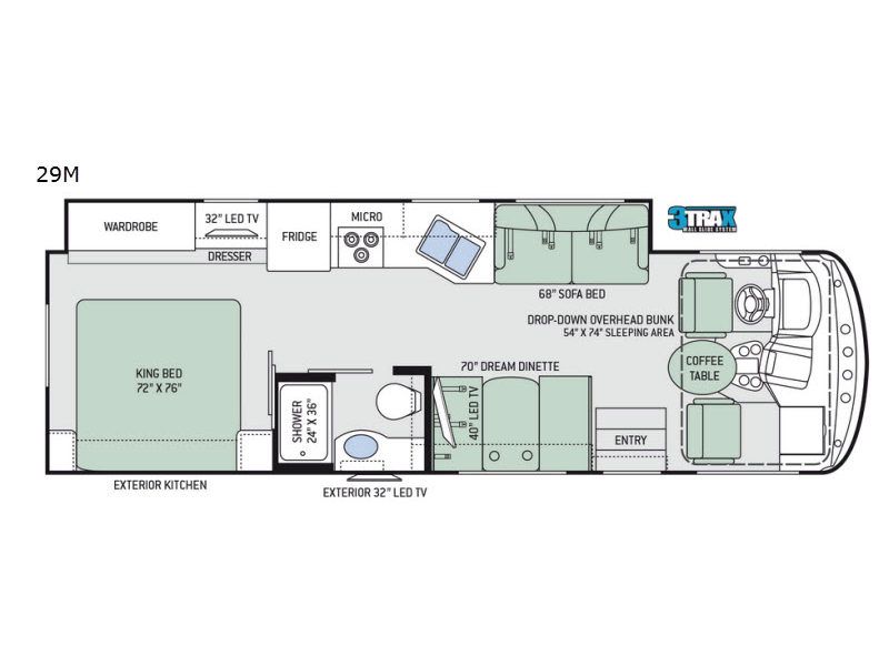 Used 2018 Thor Motor Coach Windsport 29M