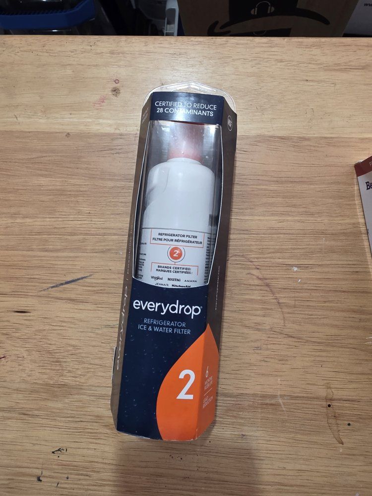 Everydrop EDR2RXD1 Refrigerator Ice & Water Filter 2, Certified to Reduce 28 Contaminants x2