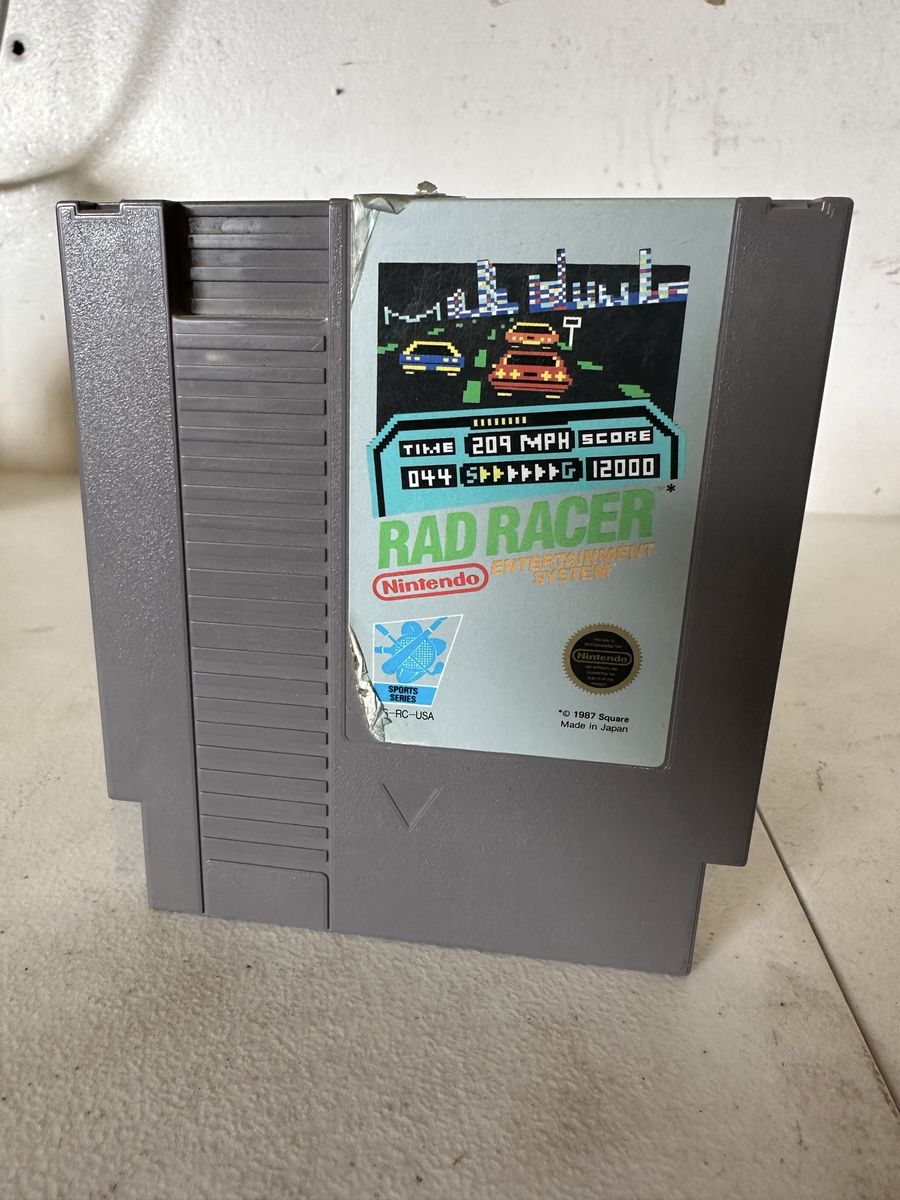 NES Nintendo Rad Racer