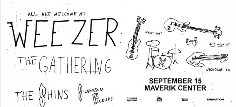 2 tickets - WEEZER