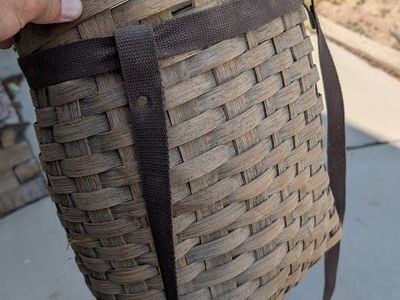 Old Trappers / Fishing Birch Pack Basket