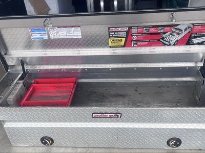 Weather guard truck toolbox. (Will fit any full-size truck)!
