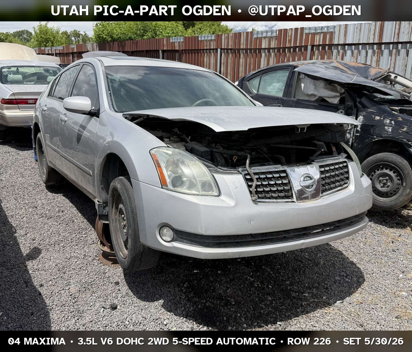 2004 Nissan Maxima Parts - UTPAP Ogden