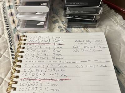 Addy & Olly / O.G. Lashes Mixed Volume Eyelash Extension Trays - New, Various Curls & Lengths
