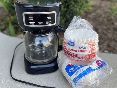 Black Coffee Maker + Filter Packs | $10 OBO