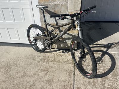 Cannondale Rush SL Full Suspension Mountain Bike Lefty Fork SRAM X-9 Maxxis Tires
