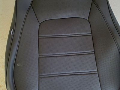 Cover King brand Artificial Leather Car Seat Cover Driver/Passenger and Rear Seat Upholstery