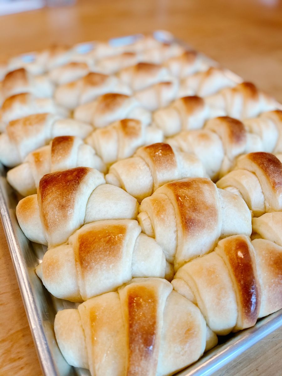 Frozen Homemade Butter Rolls