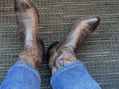 Texas cowboy boots lucchese Corbin 12D
