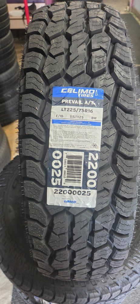 LT225/75R16 CELIMO PREVAIL ALL TERRAIN 3PEAK 10PLY 