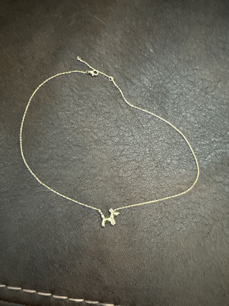 Ballon Animal Dog Neckace