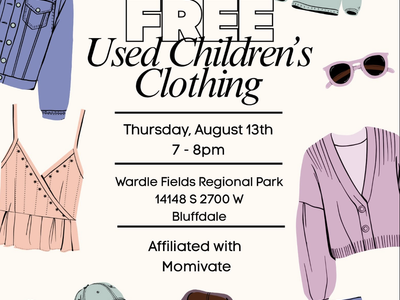 Free Children's Clothing Event Today - Bluffdale