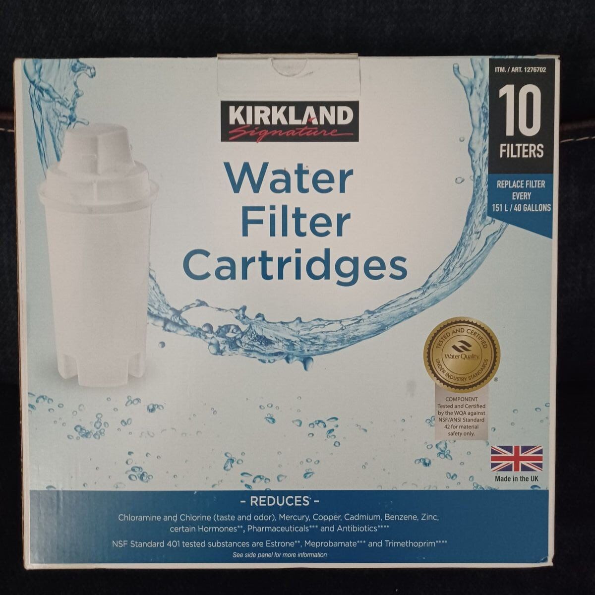 Kirkland Water Filter Cartridges
