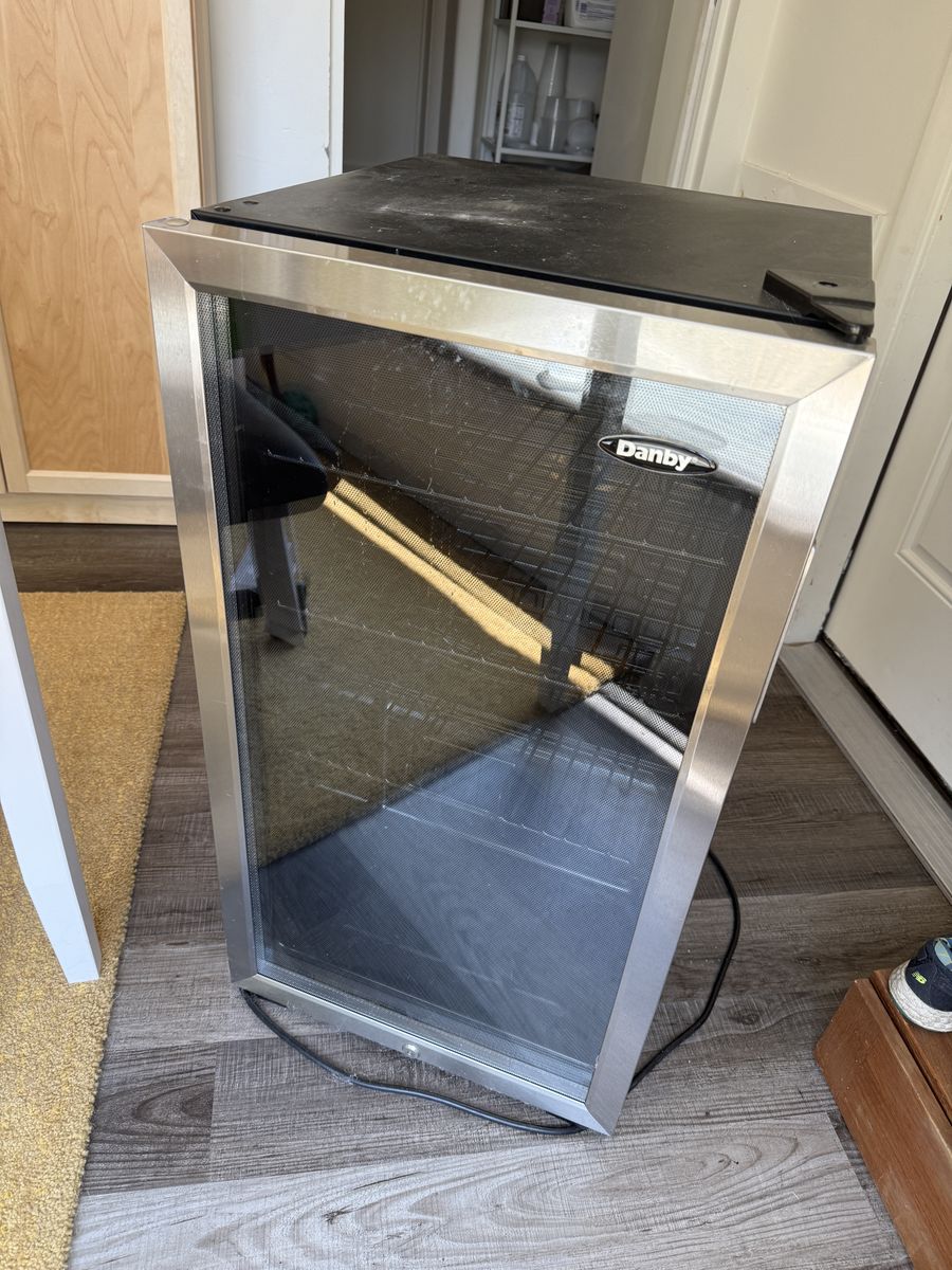 Glass Front Mini Fridge Refrigerator