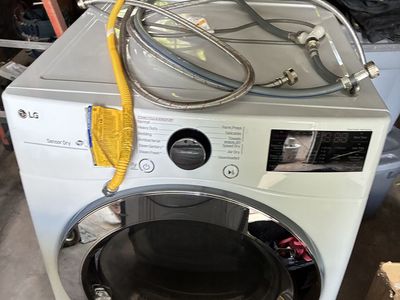 LG DLGX3701W White Gas Dryer - Sensor Dry, Large Capacity, Front Load