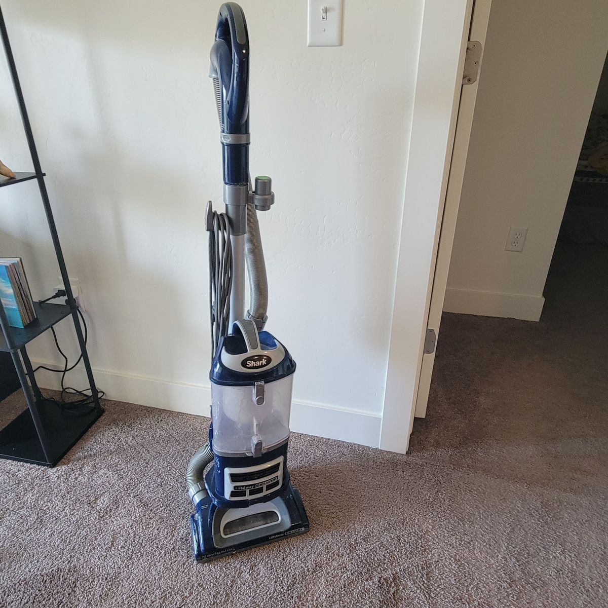 Shark Navigator Lift-Away Deluxe Upright Vacuum Cleaner - Blue/Gray, Bagless