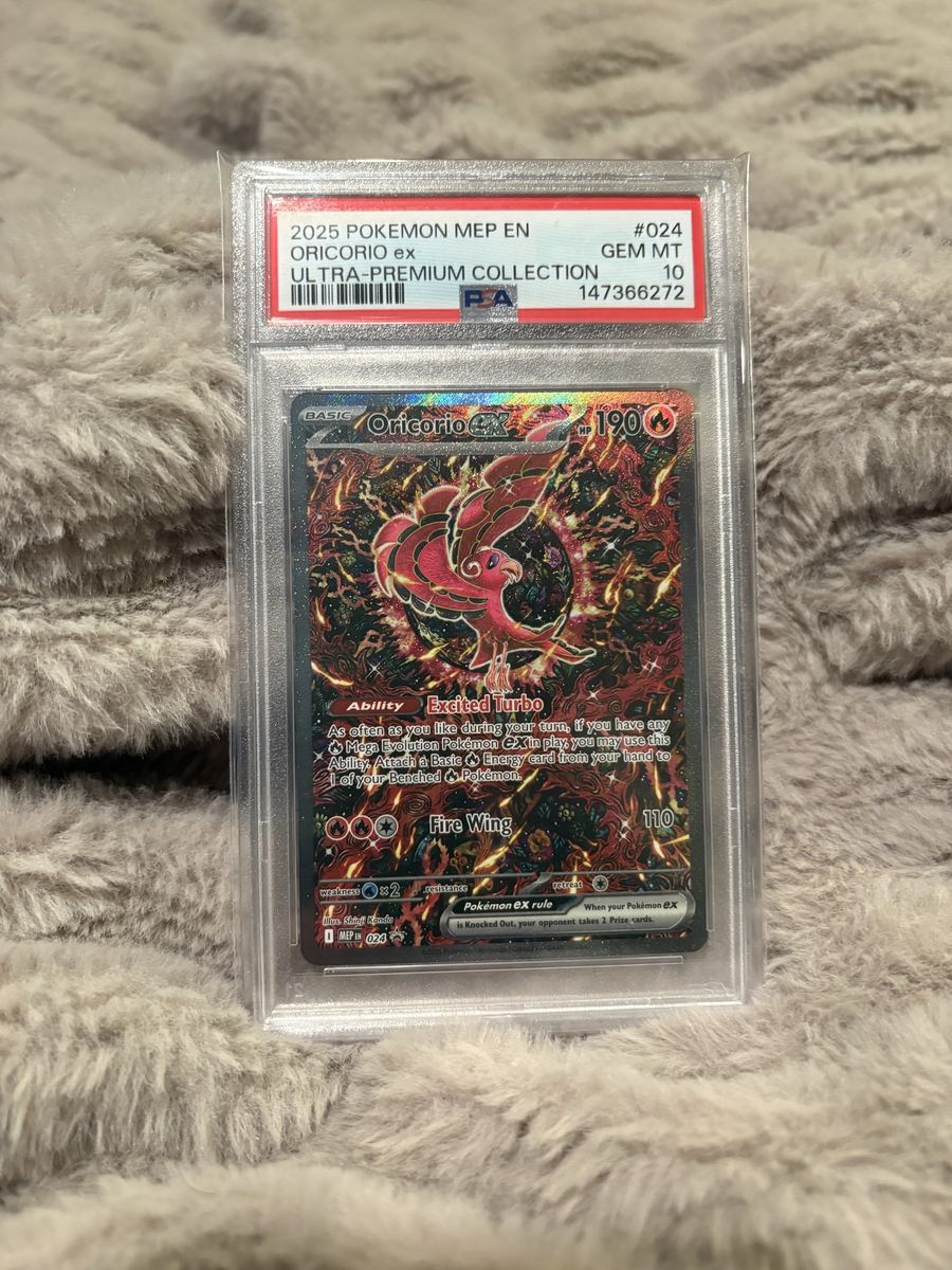 2025 Pokemon Oricorio ex Ultra-Premium Collection MEP EN #024 PSA 10 Gem Mint Trading Card