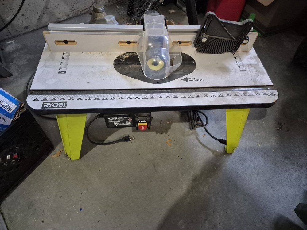 Ryobi Router Table with Router $250.