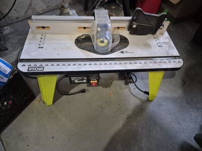 Ryobi Router Table with Router $250.
