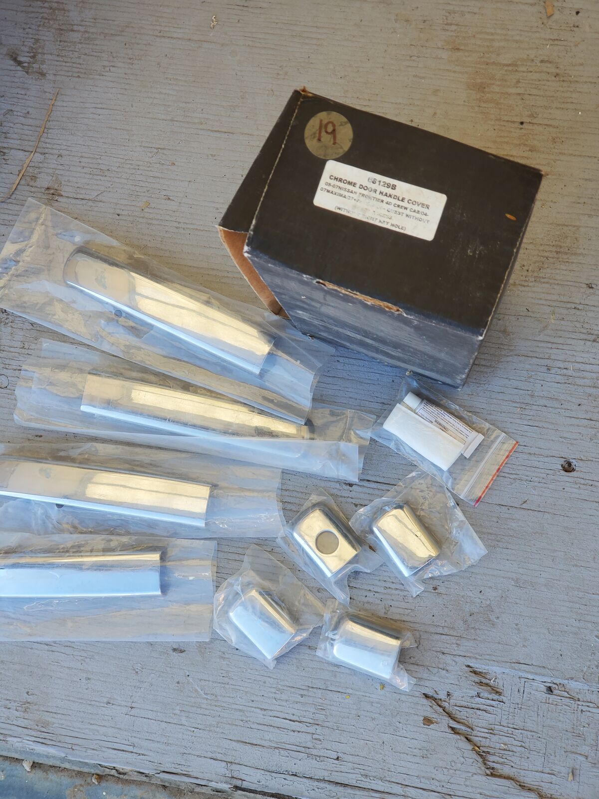 68129B Chrome Door Handle Covers