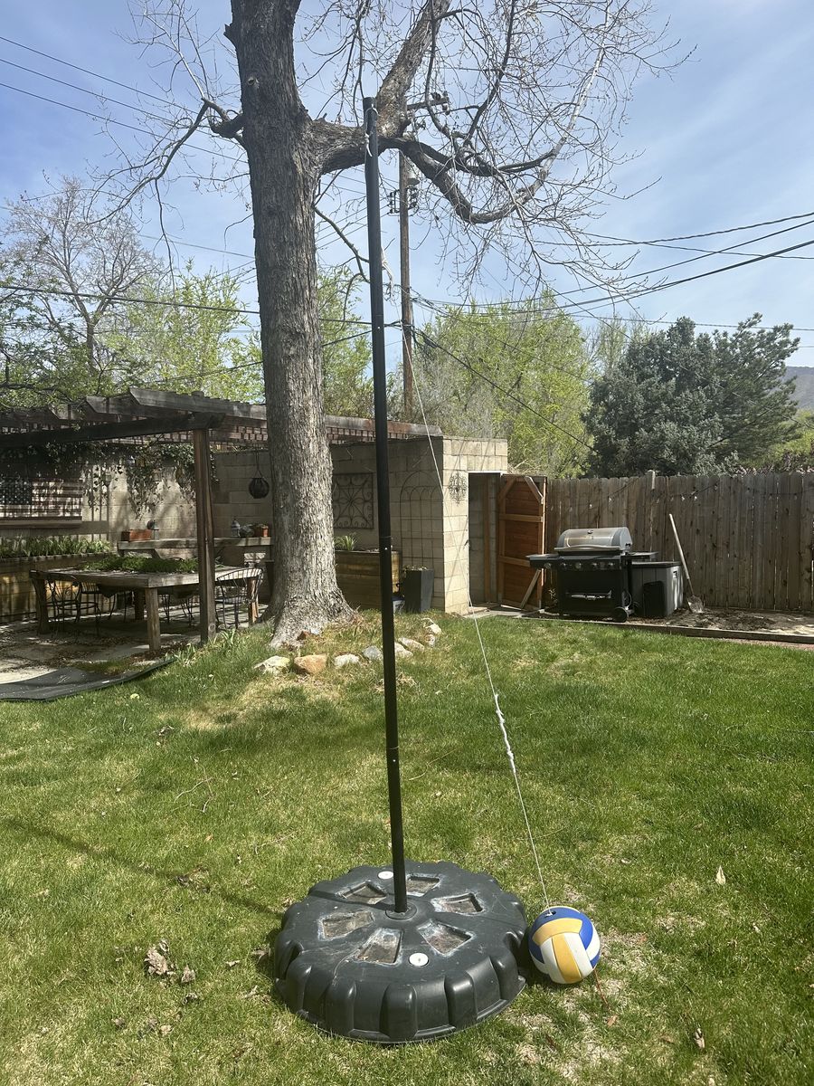 Tether ball pool and base