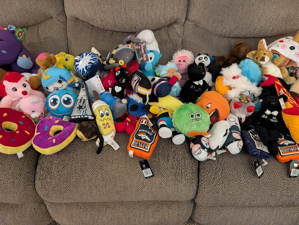 Assorted Plush total of 140 each