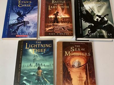 Percy Jackson And The Olympians Series Books 1-5
