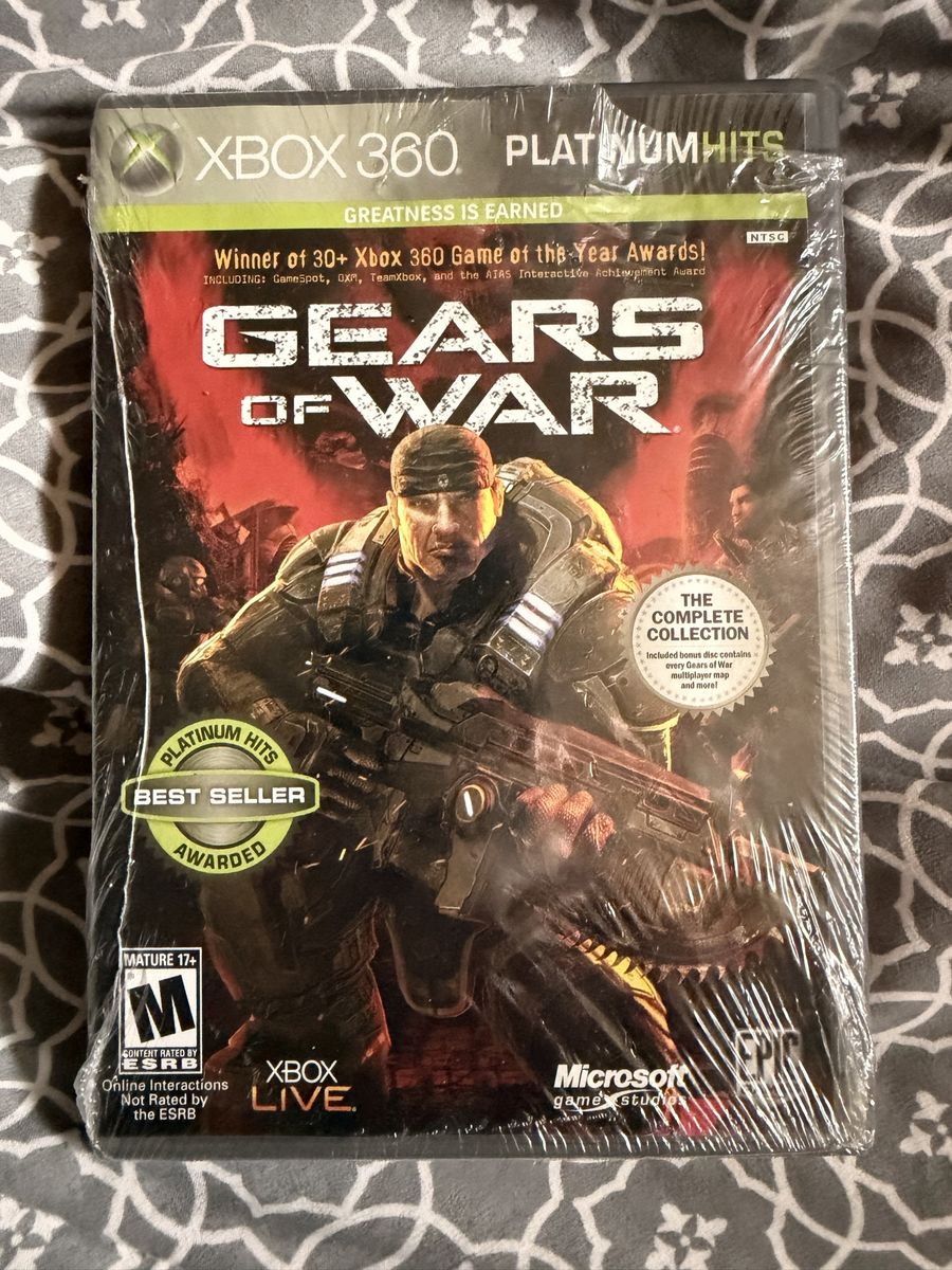 Gears of War Platinum Hits Xbox 360 Video Game - Brand New Sealed