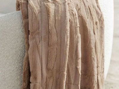 Minky Couture NEW milk chocolate sorbet adult blanket