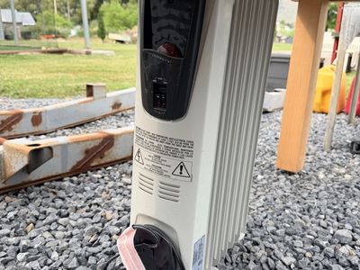Electric Radiator Heater - Portable Oil-Filled Space Heater with Thermostat Control