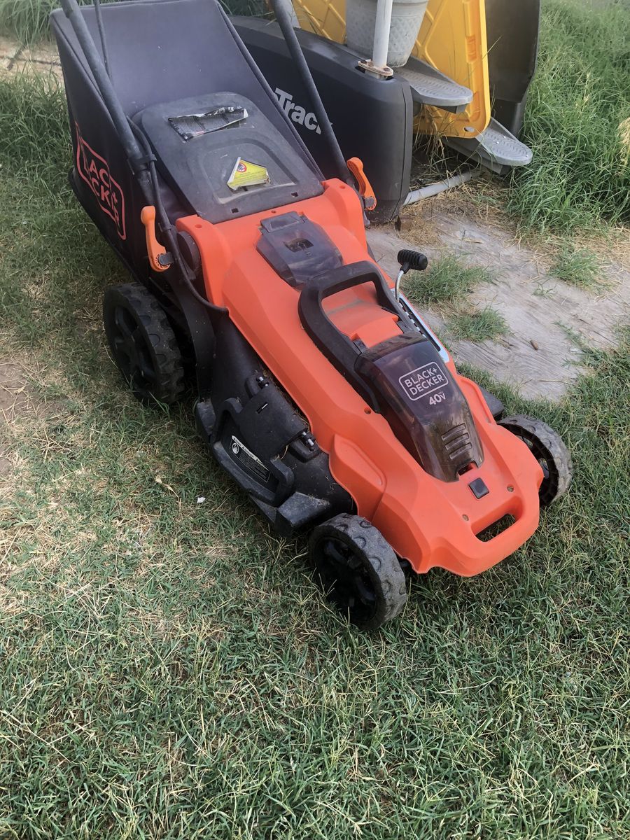 40 volt black and decker battery mower