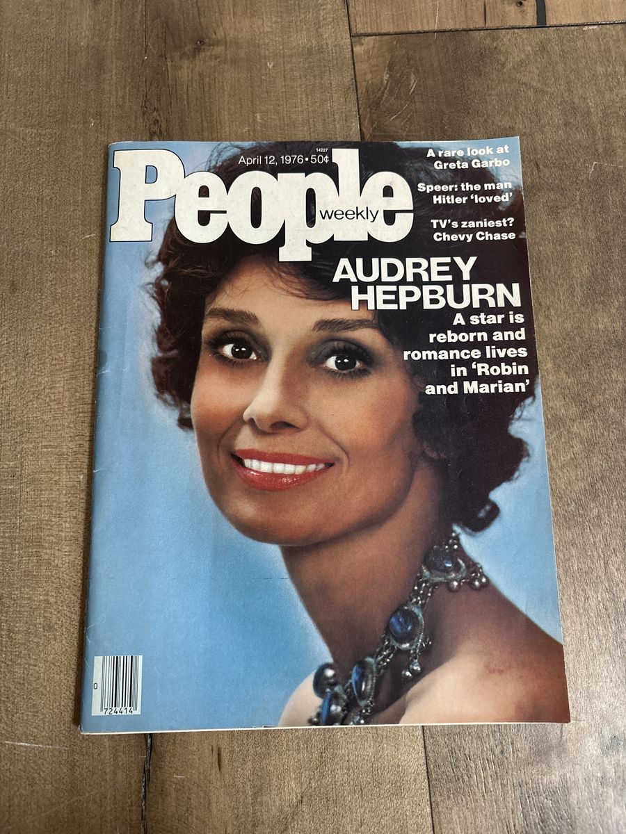 Vintage people magazine Audrey Hepburn