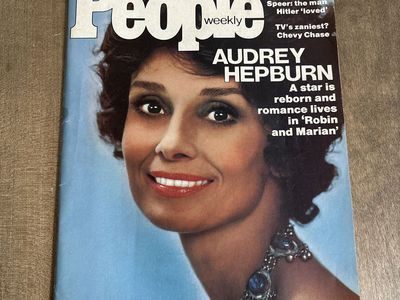 Vintage people magazine Audrey Hepburn