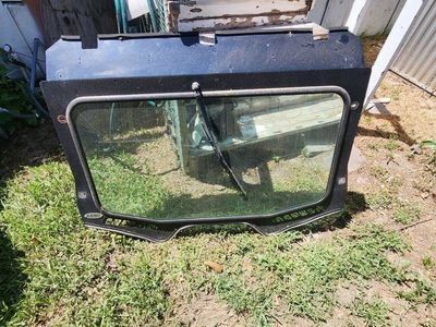 EMP windshield with wiper