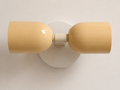 Double Headed Pendant Light Sconce Lamp Morandi Style by Las Sola