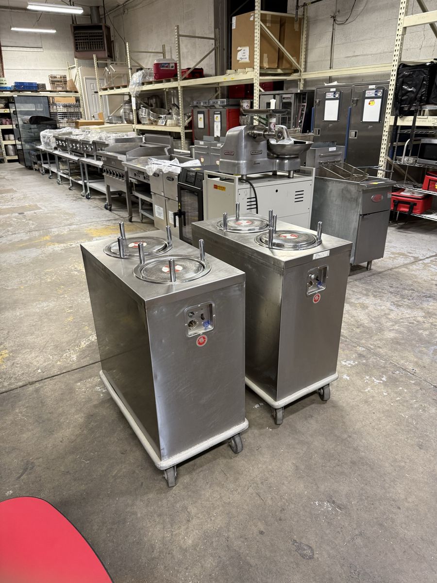 Stainless steel heated dish dispenser , in excellent conditions 4450 each 2 in stock