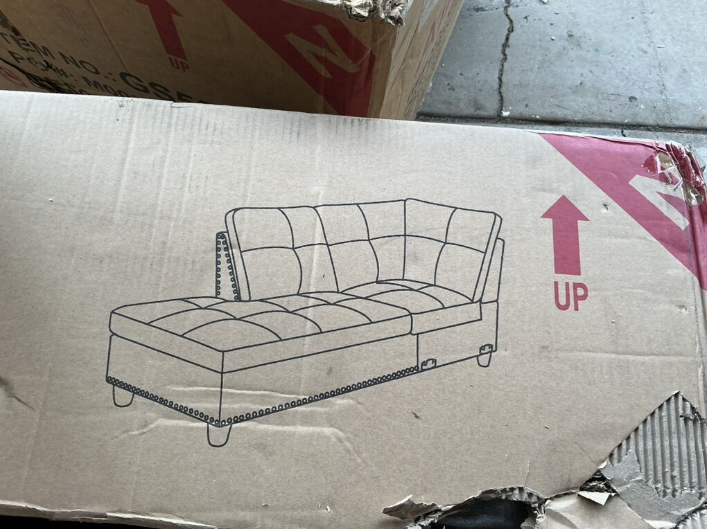 Left-Facing Chaise Section