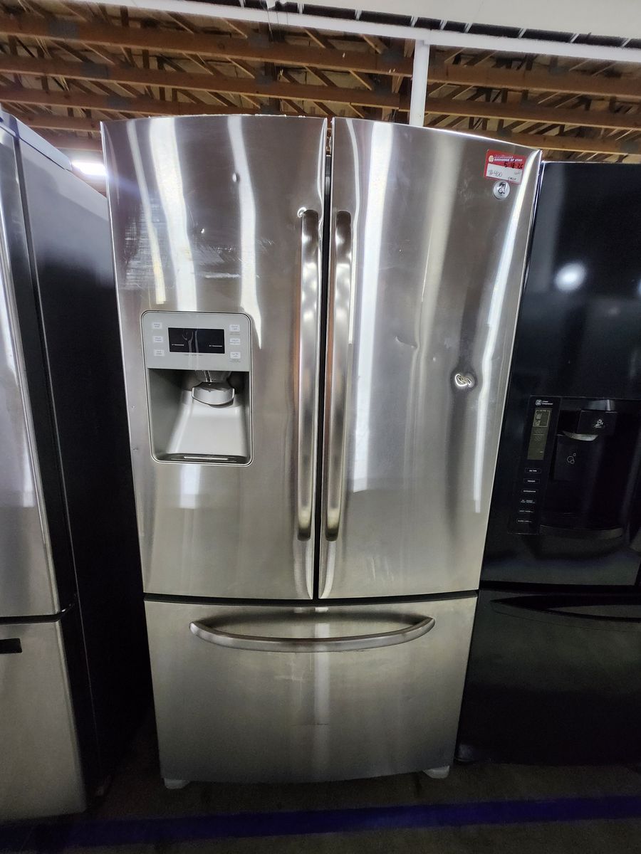 LOW PRICE GUARANTEED! GE STAINLESS STEEL FRENCHDOOR FRIDGE! W-WARRANTY
