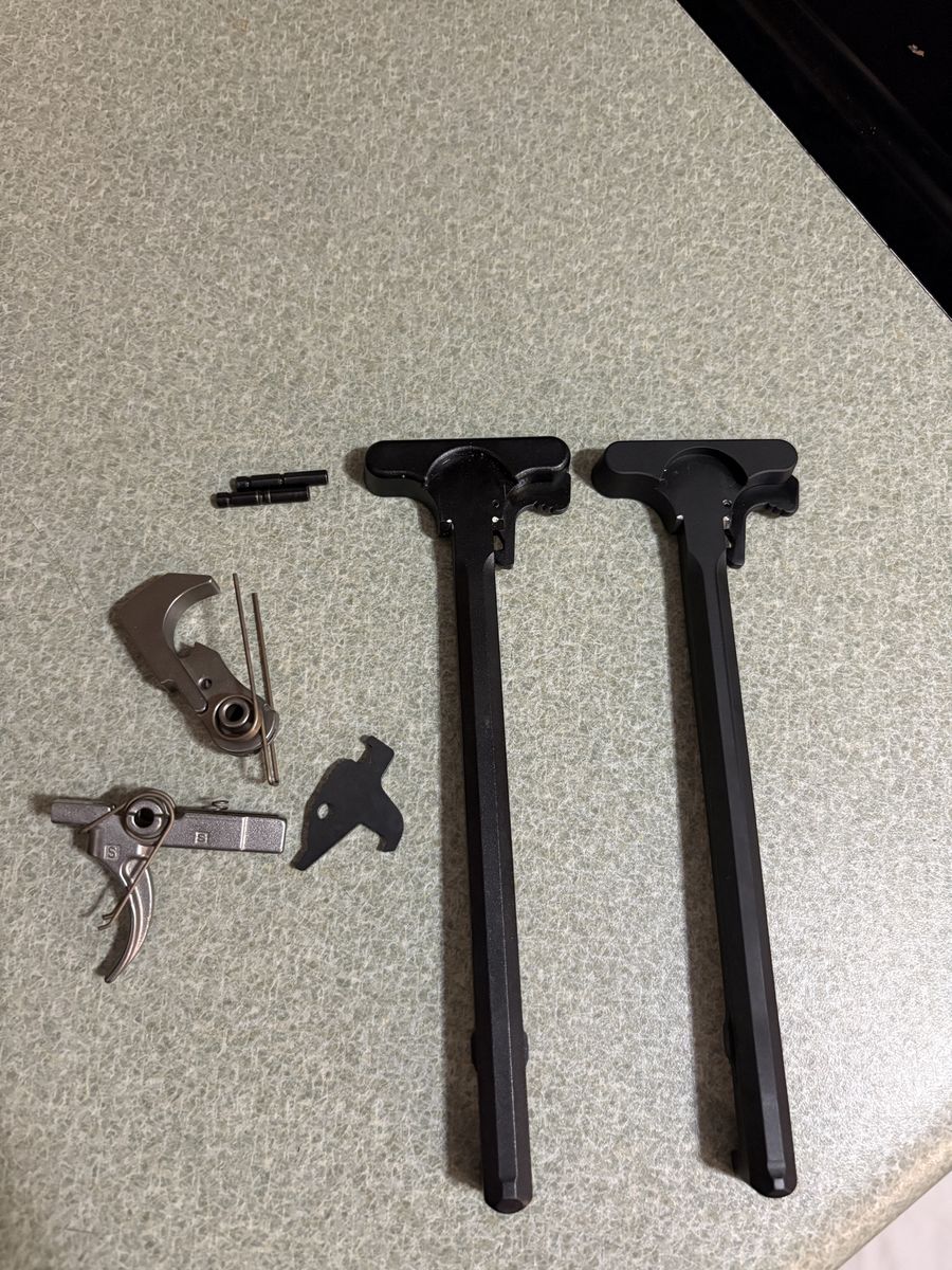 Mil Spec Charging Handles And Trigger