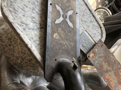 Replacement Scooter Deck Base with Wiring