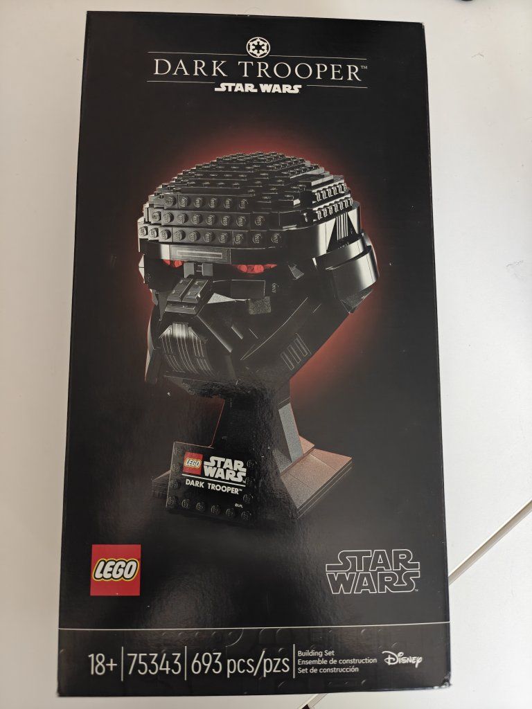 75343 LEGO Star Wars Dark Trooper Helmet NIB
