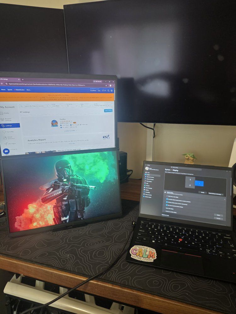 FlipGo Pro 16" | 2560x1600, 60hz, IPS, 500Nits, 1200:1, Matte Finish Combo