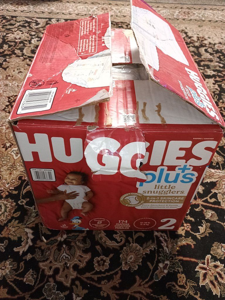 HUGGIES SIZE 1 DIAPER 170 BOX