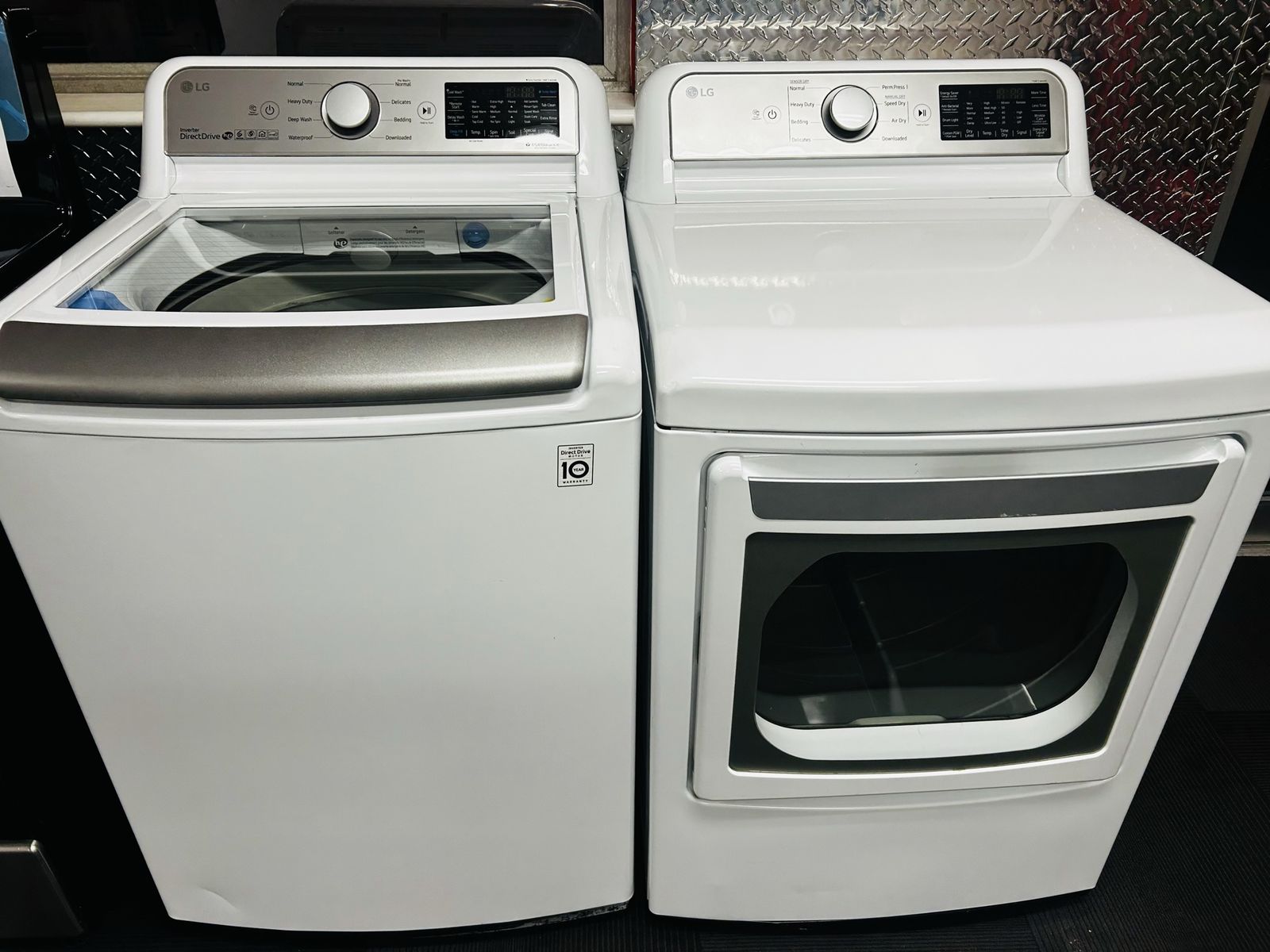 Lg Electric Top Load Set