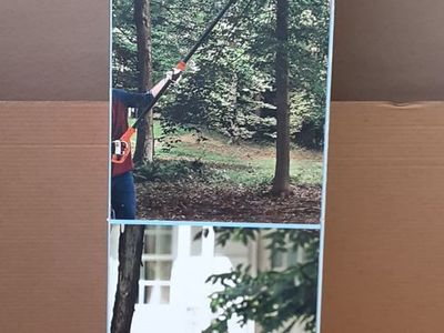 BLACK+DECKER 120V 8 Amp 10-inch 2-in-1 Corded Electric Pole/Handheld Chainsaw with Bolt Lock Tensioning-Auto Oiling System - New