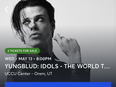 2 Yungblud: Idols - The World Tour Tickets - May 13, 2026 - UCCU Center Orem, UT Sec 16, Row 5