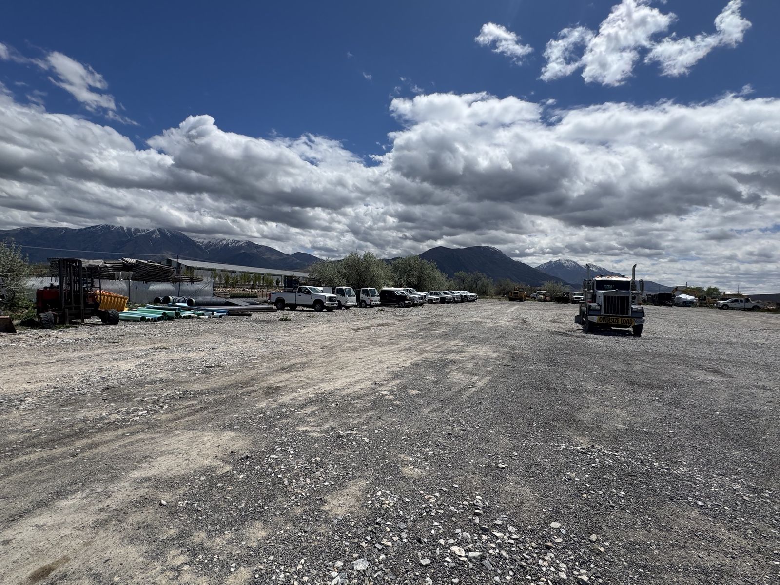 Light Industrial or Commercial Land for lease 1199 W 400 N Payson, Utah approximately 2.5 acres